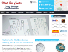 Tablet Screenshot of mailboxcenter.com